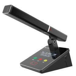 Huain HY-5940C2 - Беспроводной конференц-блок 2,4 ГГц с беспроводной зарядкой и функцией голосования при регистрации (блок председателя)