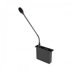 Huain HY-6120C - Встраиваемый микрофон HUAIN с сенсорным управлением и гибкой штангой (блок председателя)