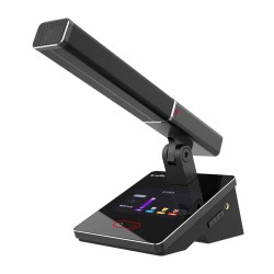 Huain HY-6320CS2 - Профессиональная цифровая микрофонная система для конференций, голосования и регистрации (блок председателя)
