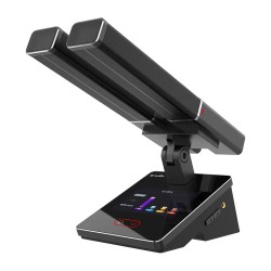 Huain HY-6320CS2/TK - Ручной микрофон для конференций с двумя стержнями (блок председателя)