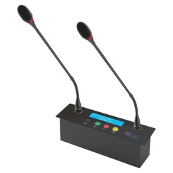 Huain HY-6510CS - Цифровая аудиосистема для конференций с двумя микрофонными стойками
