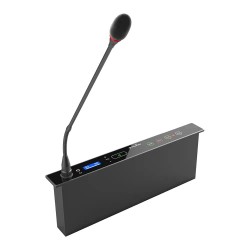 Huain HY-6515D2 - Профессиональное встраиваемое устройство для проведения конференций с микрофоном для регистрации и голосования (блок делегата)