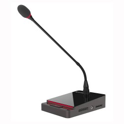 Huain HY-DI6800D - Полнофункциональная конференц-система HUAIN с проводным микрофоном на гибкой стойке (блок делегата)