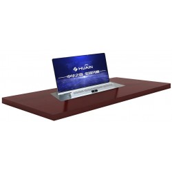 Huain HY-PL7200TZ - Выдвижной экран с микрофоном скрытого монтажа и именной табличкой размером 10,1 дюйма для безбумажных конференций