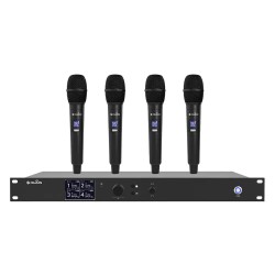 Huain HY-M2004S - 4-канальный беспроводной петличный микрофон HUAIN UHF