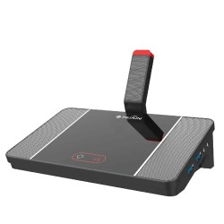 Huain HY-S83C - Цифровая система для конференций с магнитным микрофонным держателем и двойным резервным питанием  (блок председателя)