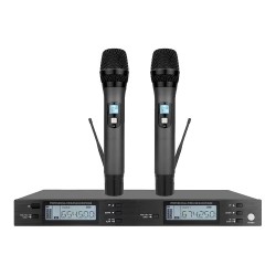 Huain HY-CU1202 - Двухканальный беспроводной ручной микрофон HUAIN UHF