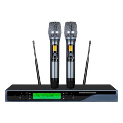 Huain HY-U1602MS - Многоканальный двухканальный беспроводной ручной микрофон HUAIN UHF